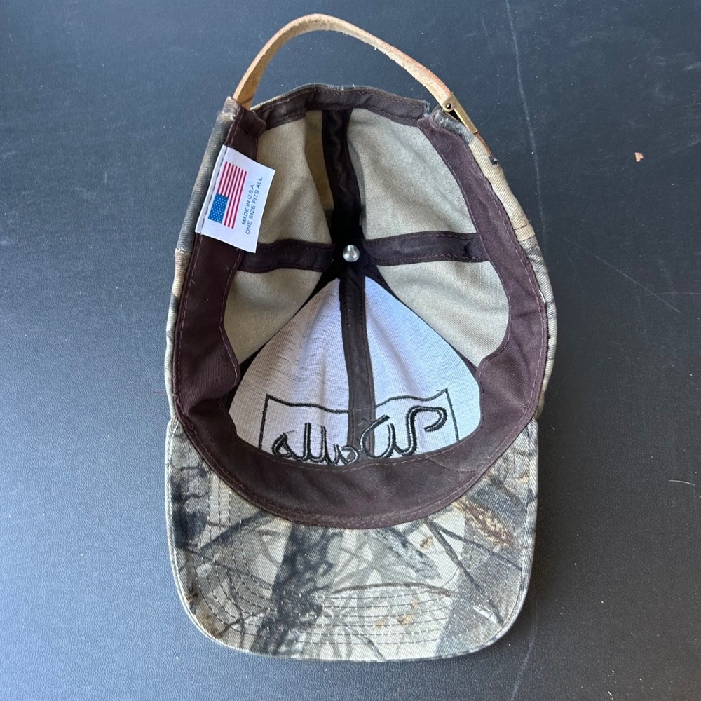 Vintage 90's Walls Outdoors Camo Trucker Cap Men Women Adjustable Strap - Picture 7 of 7